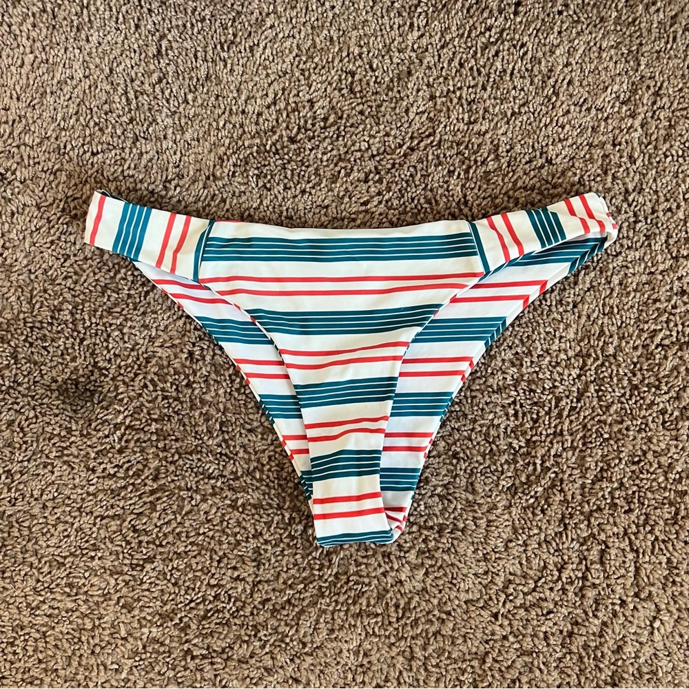 Blue/red/white bikini bottoms